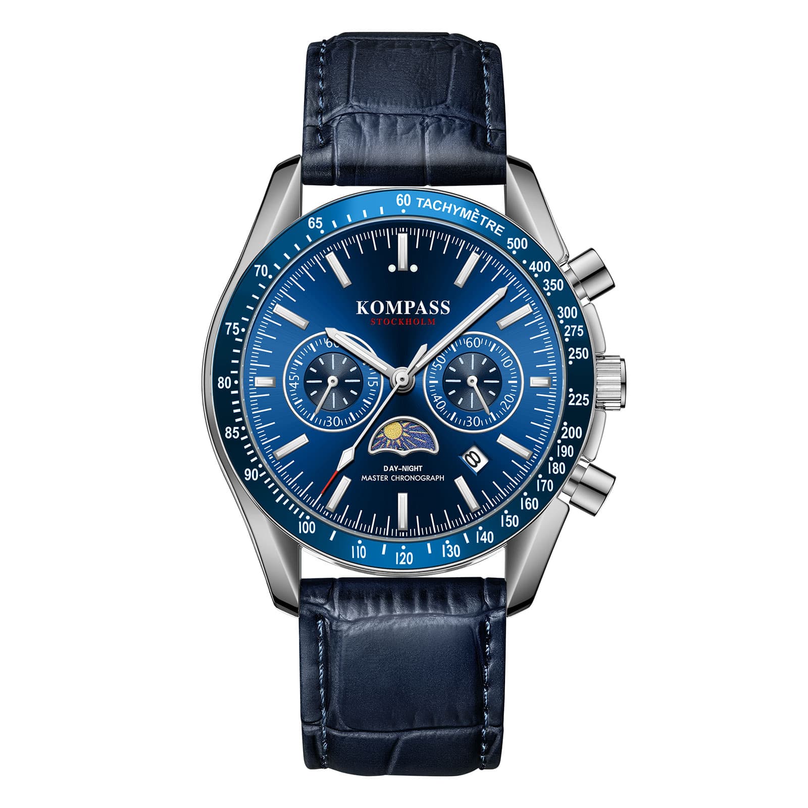 Kompass Stockholm Kompass Day-Night Master Chronograph Blue