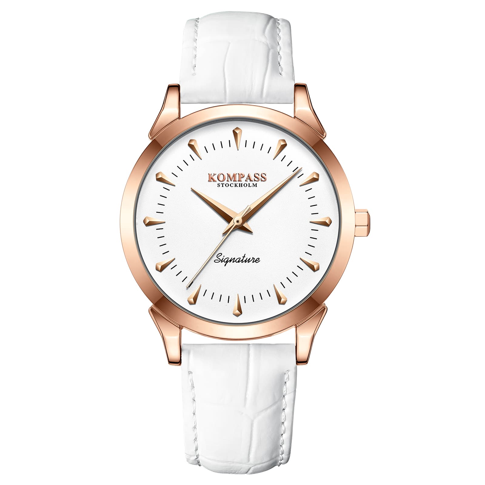 Kompass Stockholm Kompass Signature Rose Gold White