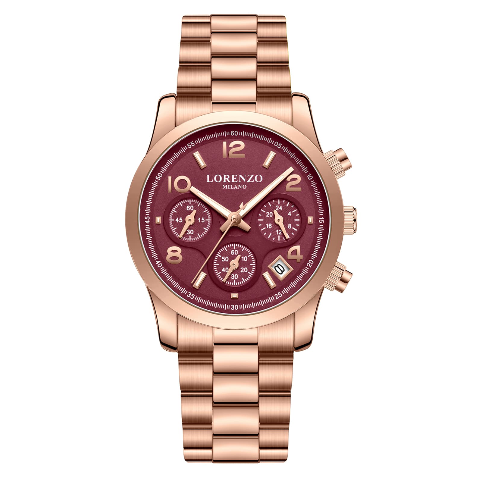 Lorenzo Milano Lorenzo Alessia Oro Rosa Rosso Scuro