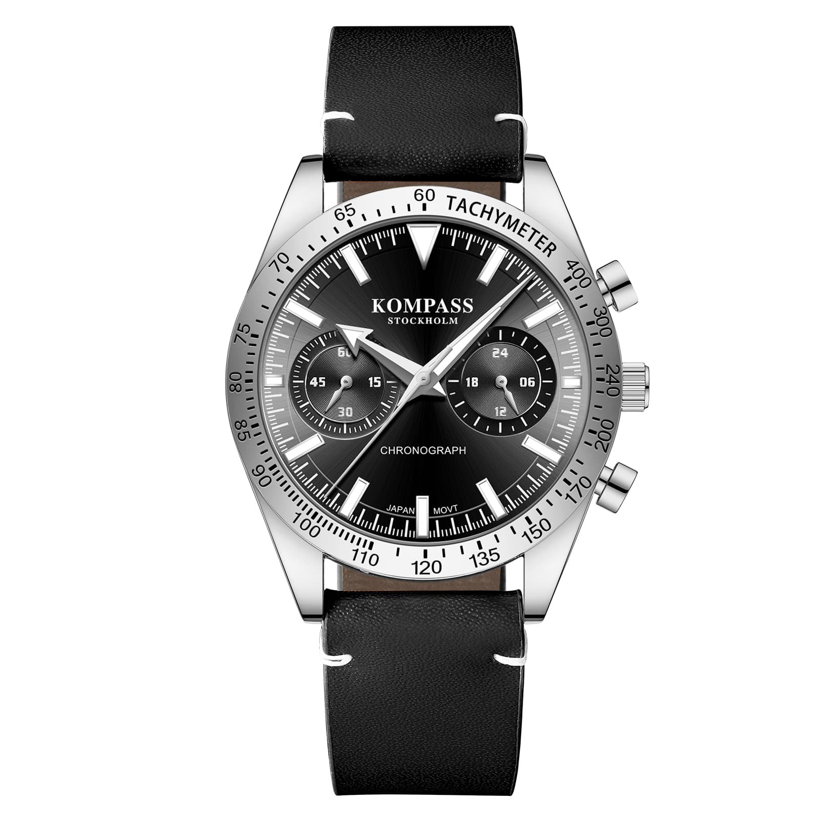 Kompass Stockholm Kompass Skyborne Chronograph Silver Black