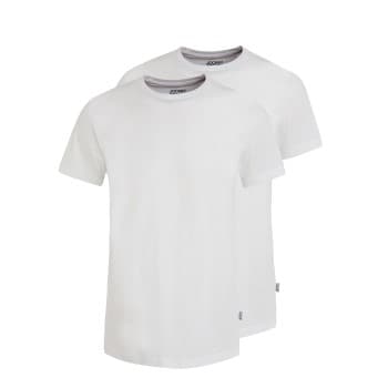 Jockey Jockey 2P Cotton Crew Neck T-Shirt Hvit bomull XXXL Herre