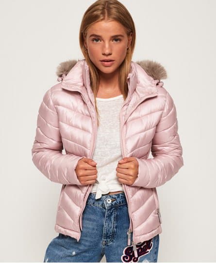 Superdry Superdry Luxe Chevron Fuji hettejakke