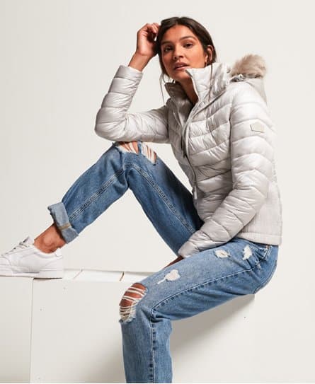 Superdry Superdry Luxe Chevron Fuji hettejakke