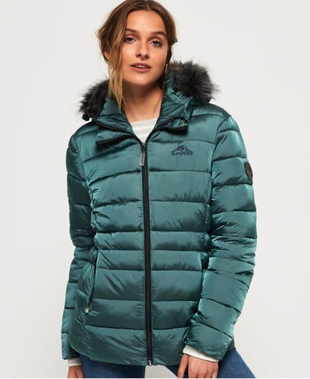 Superdry Superdry Taiko polstret jakke i fuskepels
