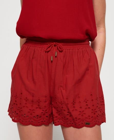 Superdry Superdry Annabelle broderte shorts