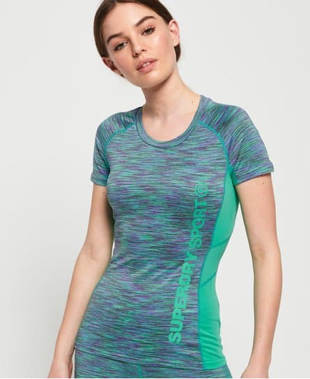 Superdry Superdry Tettsittende Core-T-skjorte med meshpaneler