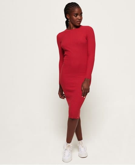 Superdry Superdry Anne Rib Bodycon-kjole