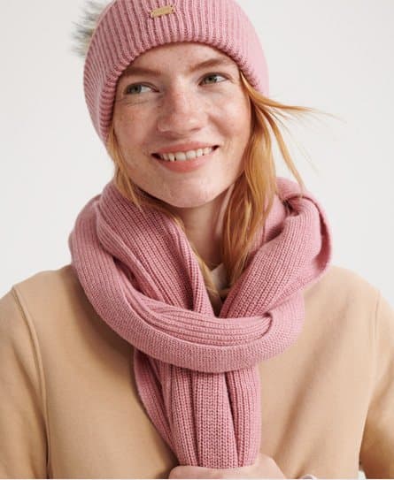 Superdry Superdry Heritage-skjerf i ribbestrikk