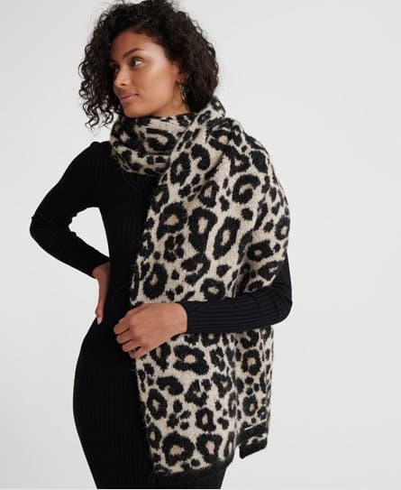 Superdry Superdry Lisa Leopard-skjerf