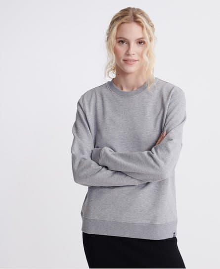 Superdry Superdry Standard Label-collegegenser i økologisk bomull og med ensidig f