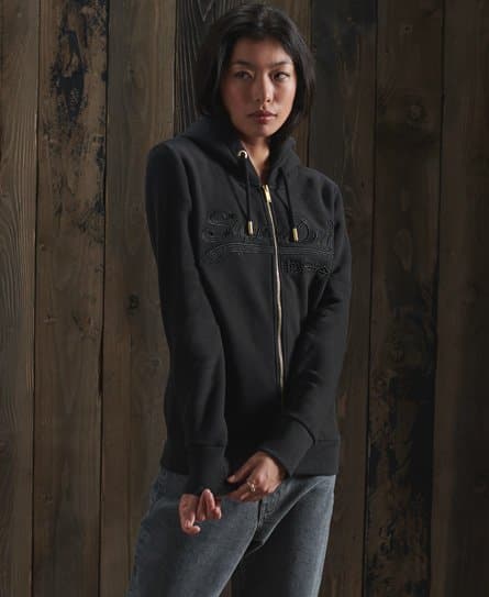 Superdry Superdry Vintage Logo-hettegenser med tonalt broderi