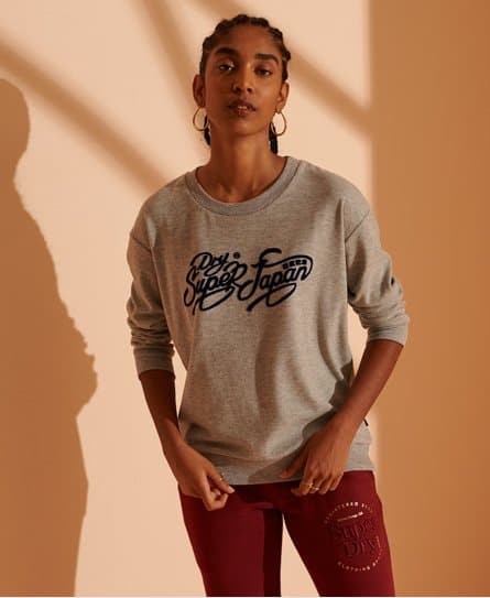 Superdry Superdry Supermyk topp med grafikk