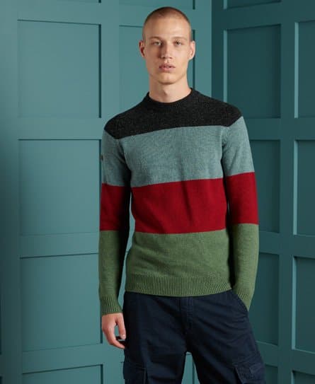 Superdry Superdry Rundhalset Harlo-genser med fargeblokker