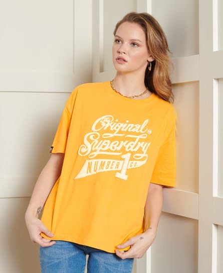 Superdry Superdry Heritage 9-T-skjorte med firkantet passform