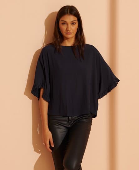 Superdry Superdry Lola-topp med vide ermer