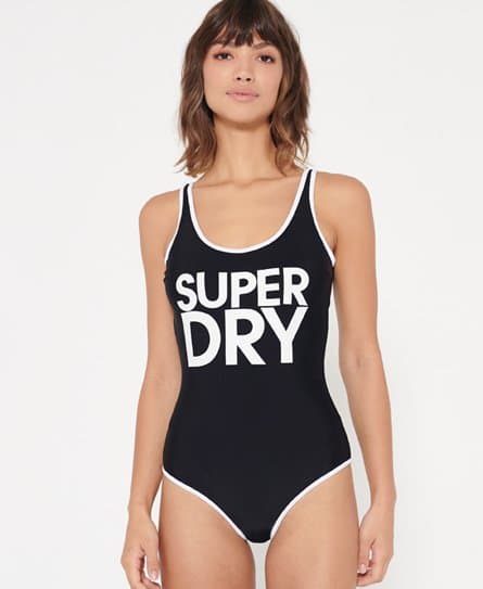 Superdry Superdry Superdry-badedrakt med logo