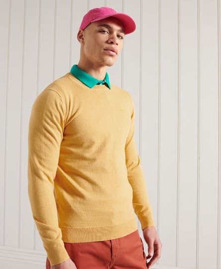 Superdry Superdry Orange Label-genser med rund hals