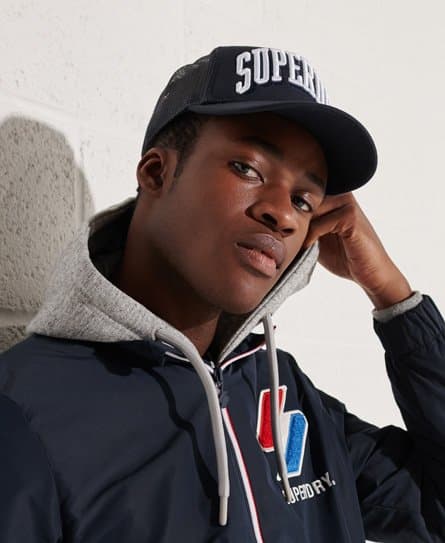 Superdry Superdry Truckercaps med trefarget Sport-logo