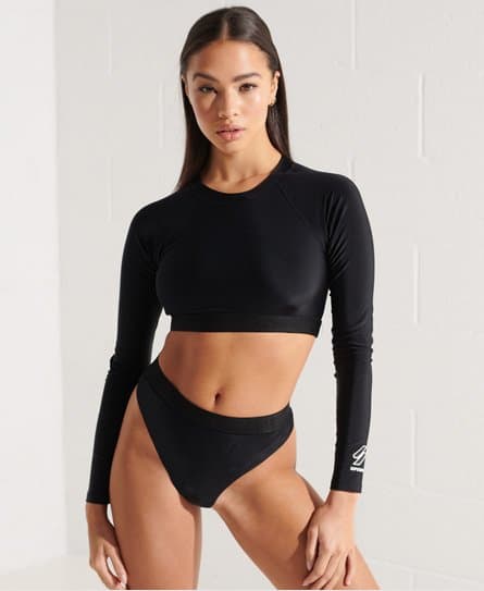 Superdry Superdry Langermet kort Rashie-topp