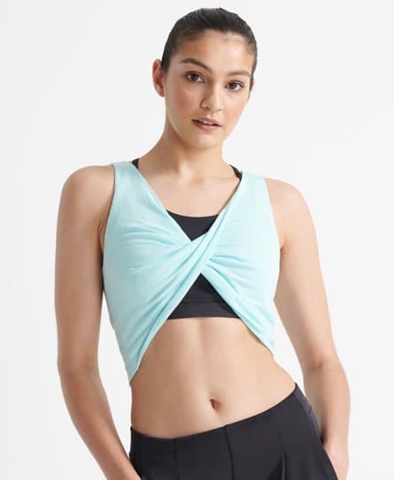 Superdry Sport Kort Flex-tanktopp med tvunnet design