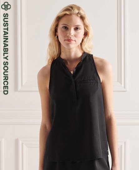 Superdry Superdry Ermeløs skjorte i tencel