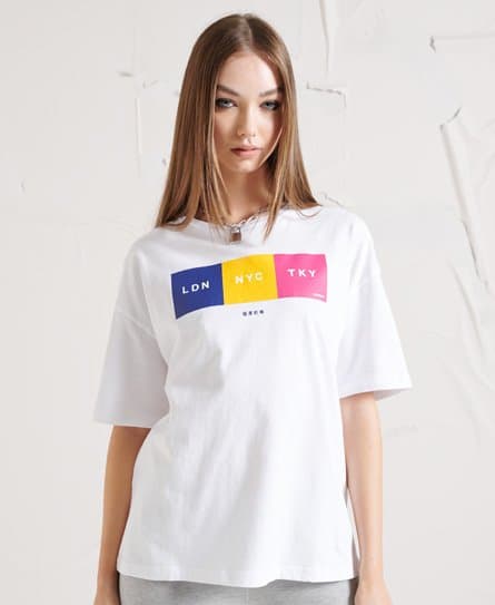 Superdry Superdry City Unity-T-skjorte med firkantet passform