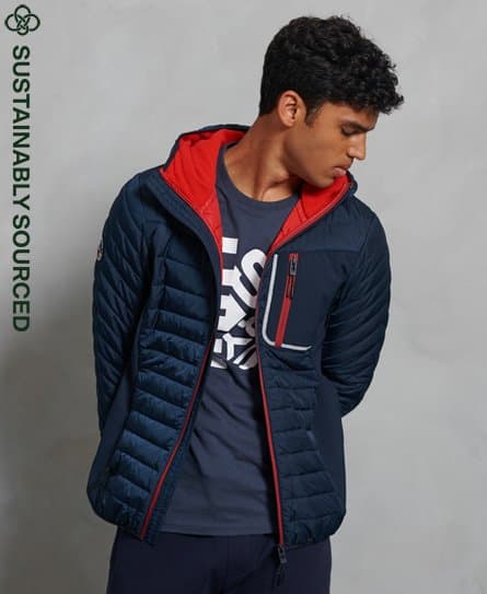 Superdry Superdry Convection-hybridjakke med hette