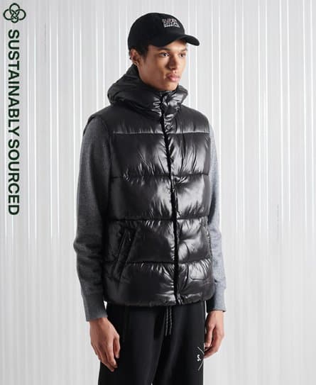Superdry Superdry Høyglanset vest med polstring