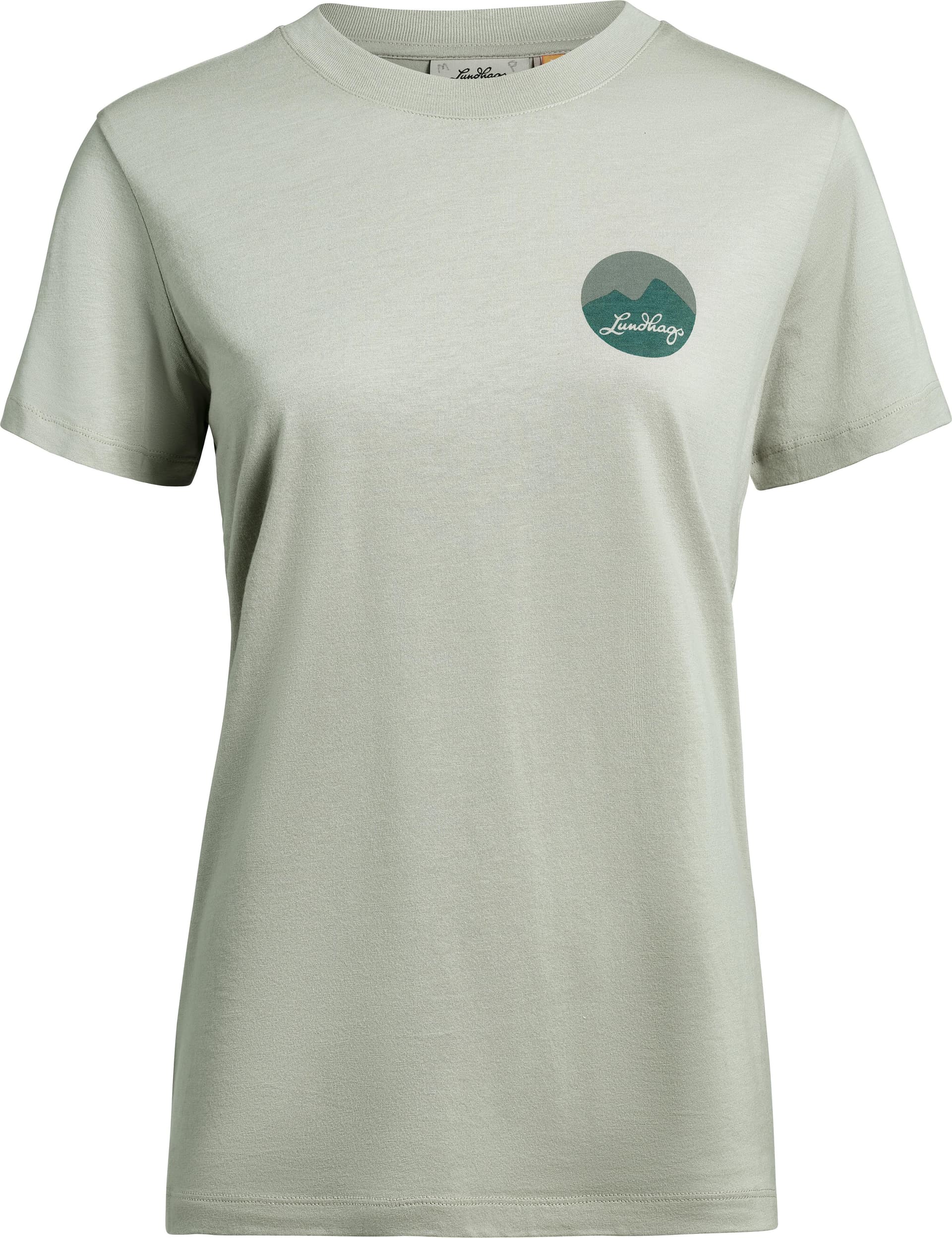 Lundhags Lundhags Women's Järpen Printed T-Shirt Moss Grey