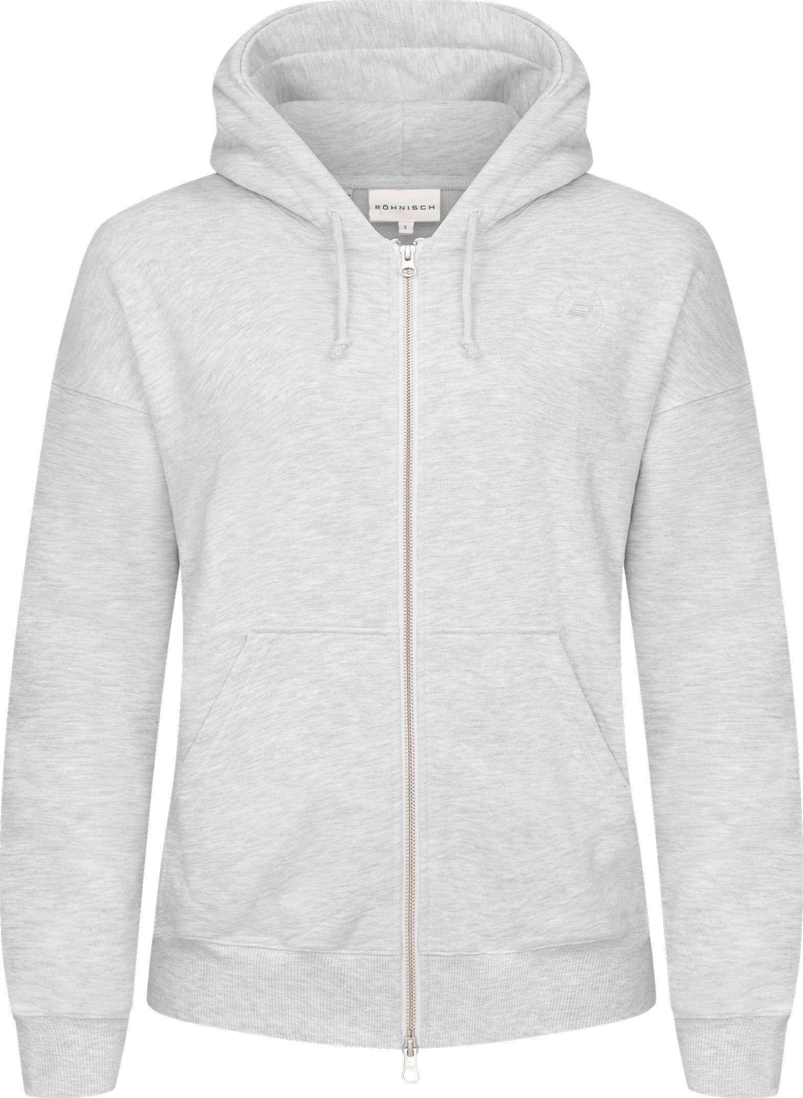 Rohnisch Röhnisch Women's Champ Zip Hoodie Grey Melange