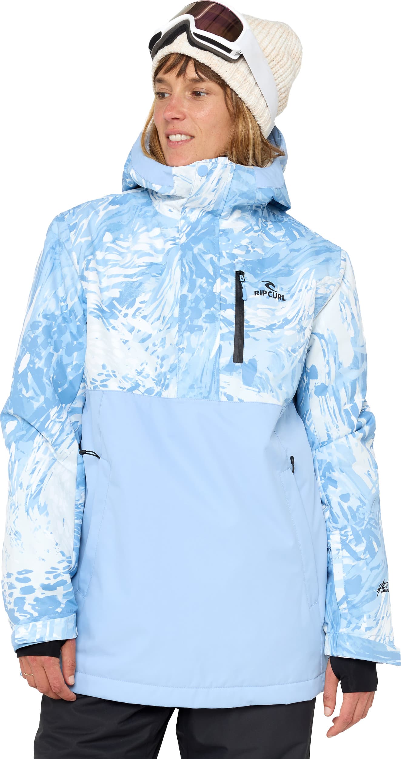 Rip Curl Rip Curl Women's Anti-Series Anorak 10K/10K Snow Jacket Mid Blue