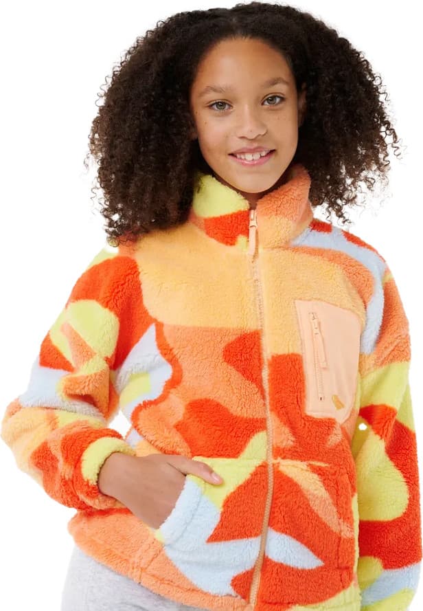 Rip Curl Rip Curl Juniors' High Tide Polar Fleece Bright Red