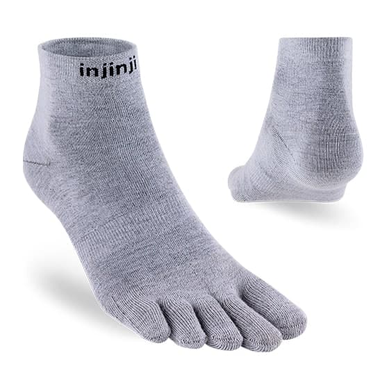 Injinji Injinji Men's Liner Mini-Crew Heather Gray