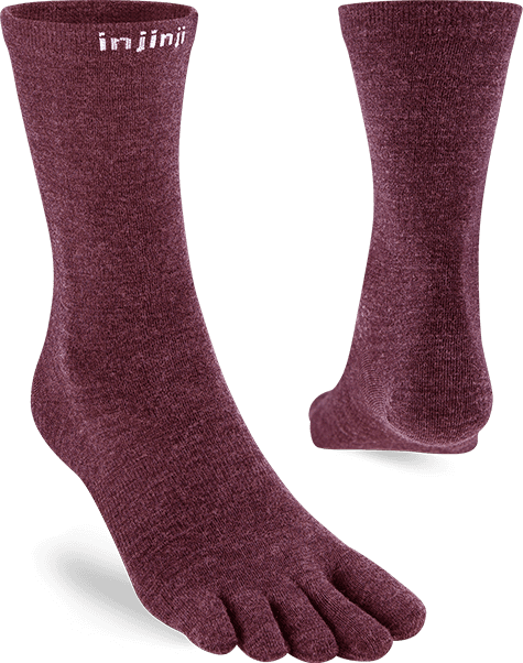 Injinji Injinji Liner Crew Wool Garnet