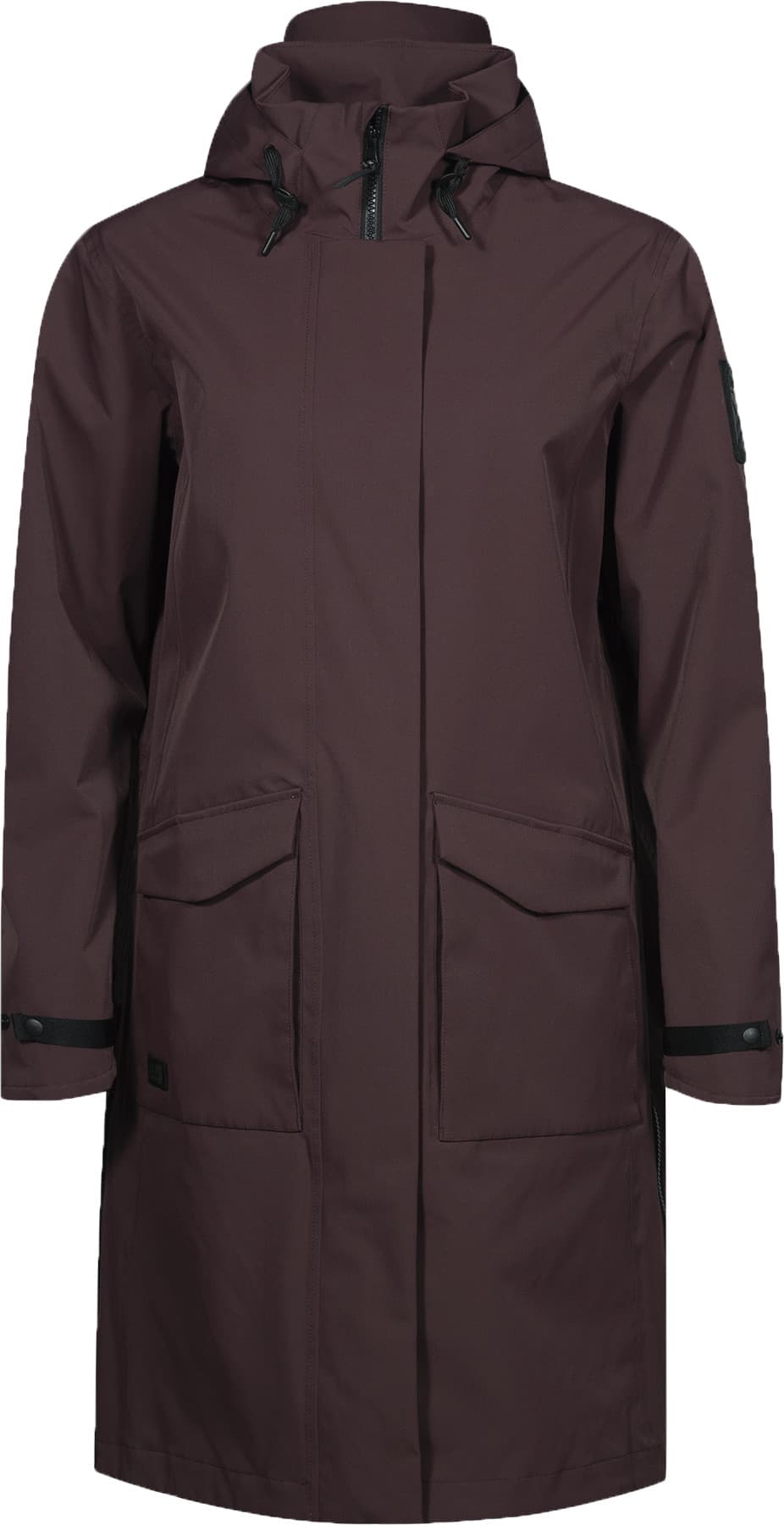 Halti Halti Women's Tokoi II Dx Parka Fudge Maroon Red