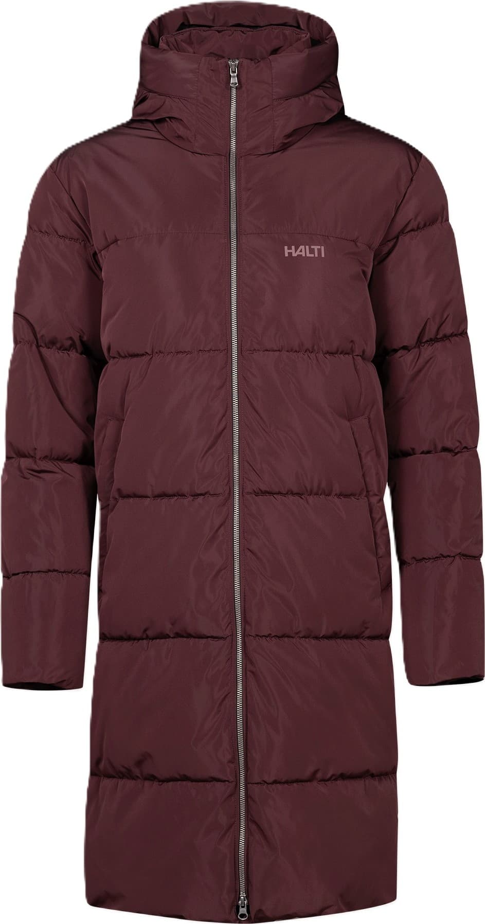 Halti Halti Women's Sammal Insulated Parka Jacket Fudge Maroon Red