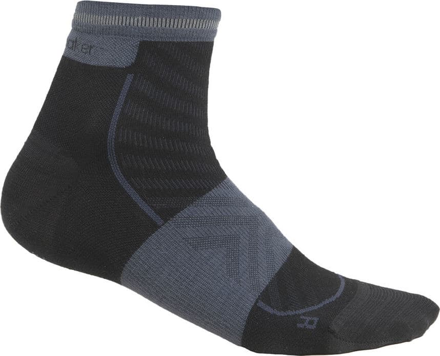 Icebreaker Icebreaker Women's Merino Run+ Ultralight Mini Black/Graphite
