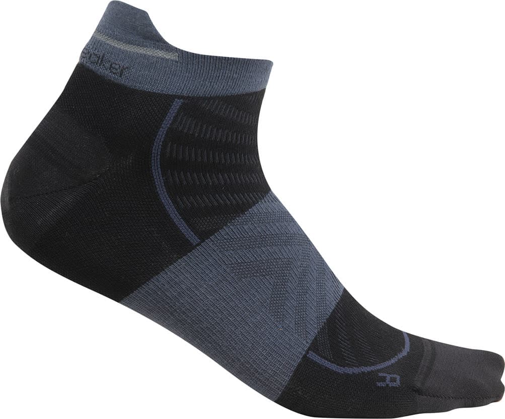Icebreaker Icebreaker Men's Merino Run+ Ultralight Micro Black/Graphite