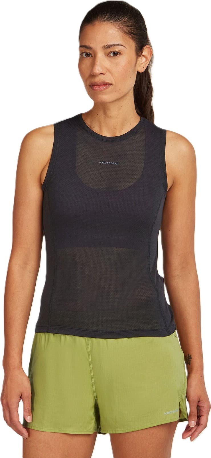Icebreaker Icebreaker Women's Merino 75 Cool-Lite Featherlight Tank Black