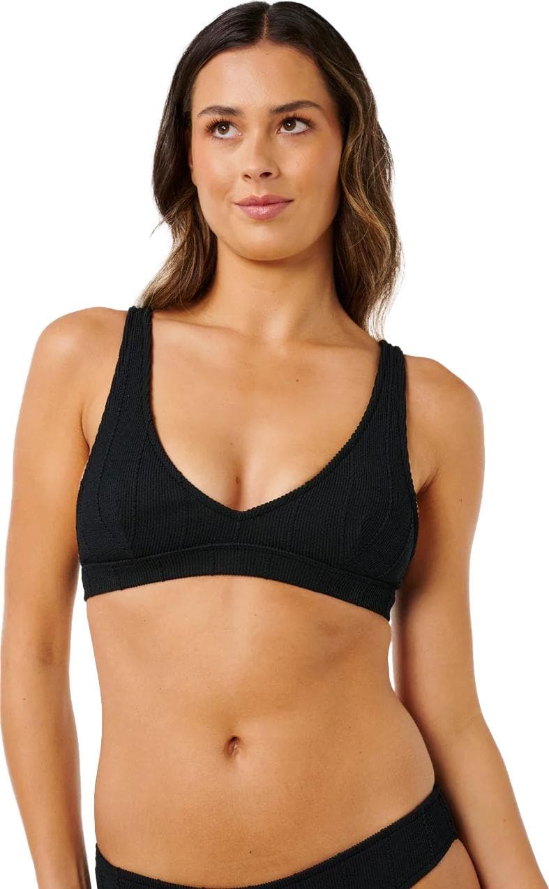 Rip Curl Rip Curl Women's Vibe Surf Multi Fit V Neck Bikini Top Black