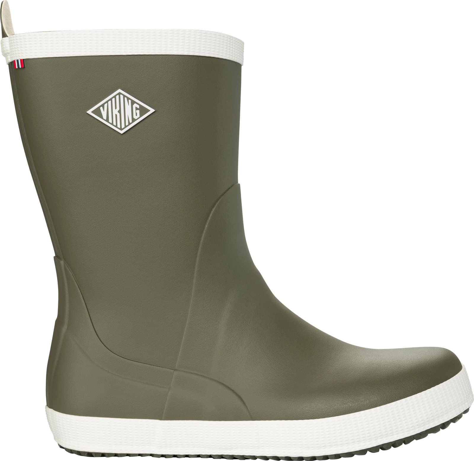 Viking Footwear Viking Footwear Seilas Heritage Rubber Boot Olive/eggshell