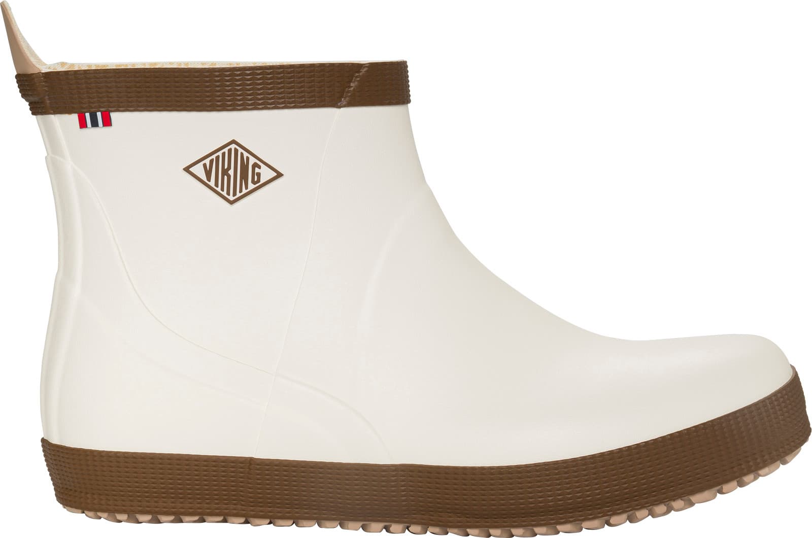 Viking Footwear Viking Footwear Seilas Heritage Low Rubber Boot Cream/brown