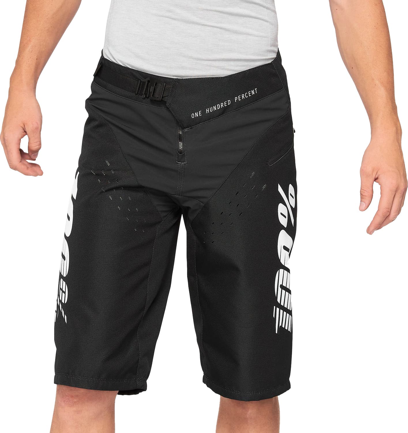 100% 100% Men's R-Core Shorts Black