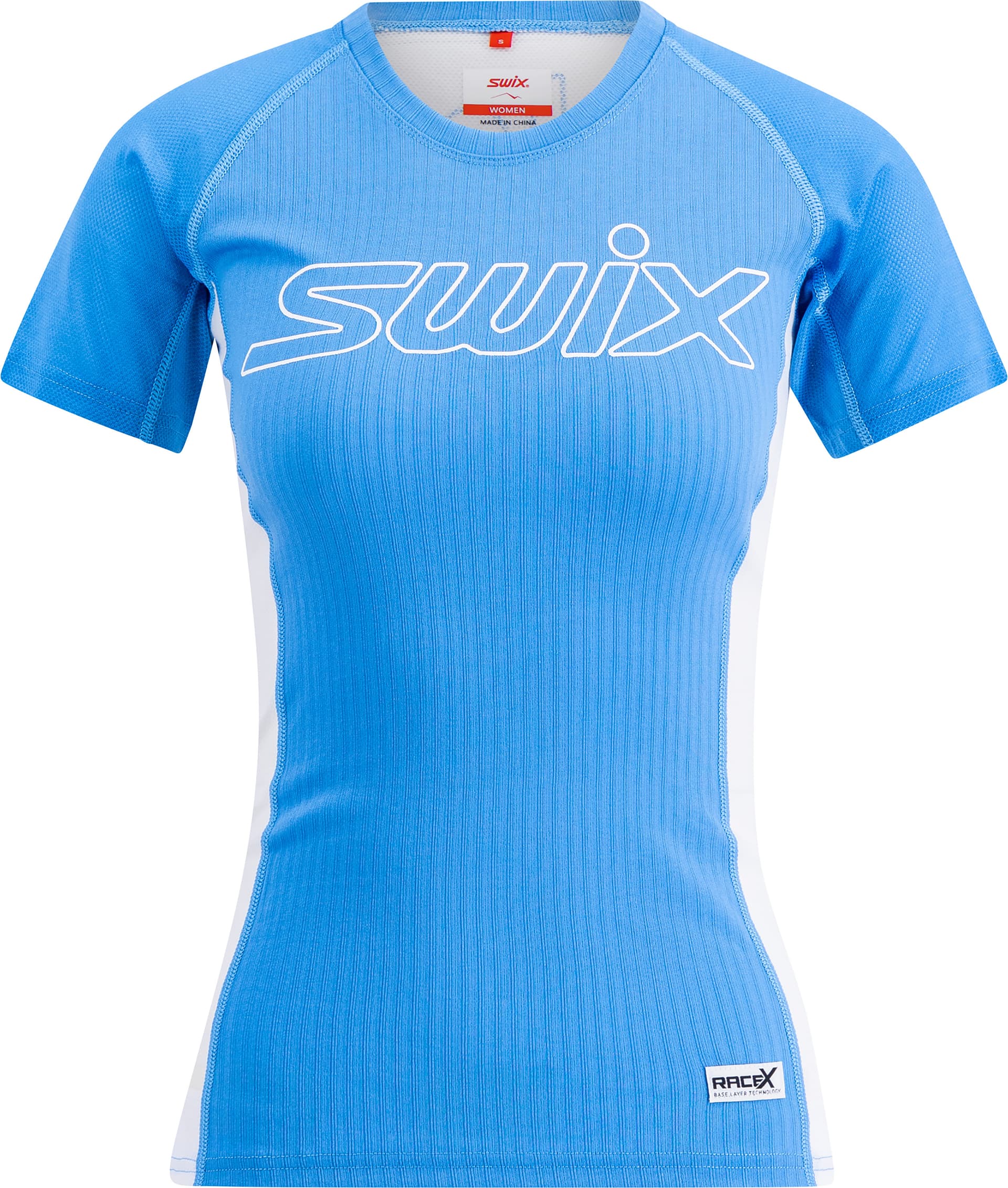 Swix Swix Women's RaceX Light Short Sleeve Cloud Blue/Bright White