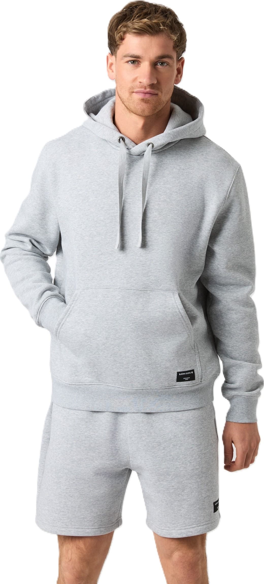 Björn Borg Björn Borg Men's Centre Hoodie Light Grey Melange