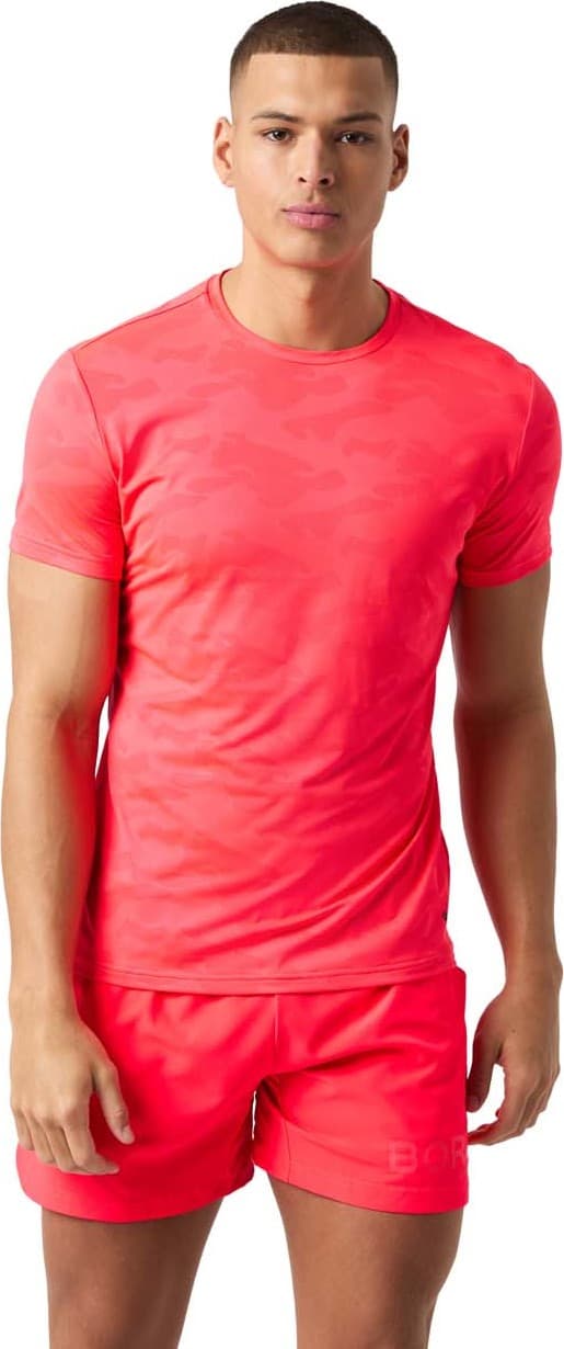 Björn Borg Björn Borg Men's Borg Performance T-Shirt Diva Pink