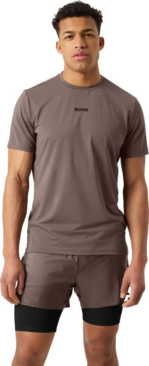 Björn Borg Björn Borg Men's Borg Running Perforated T-Shirt Falcon