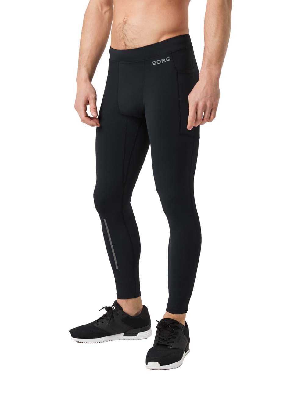 Björn Borg Björn Borg Men's Borg Running Tights Black Beauty