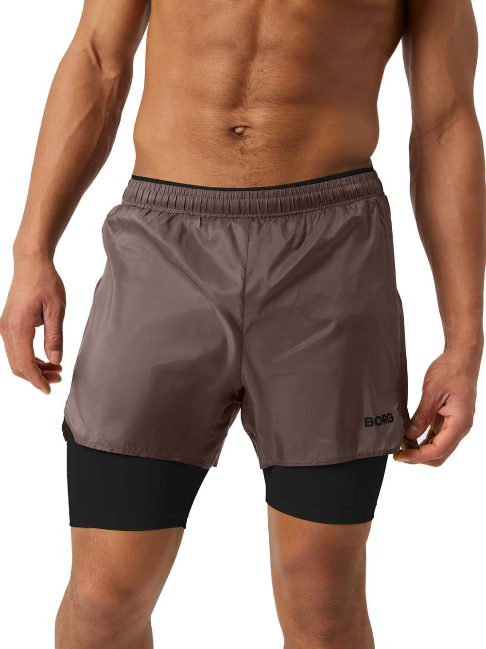 Björn Borg Björn Borg Men's Borg Running Shorts 2 In 1 Falcon