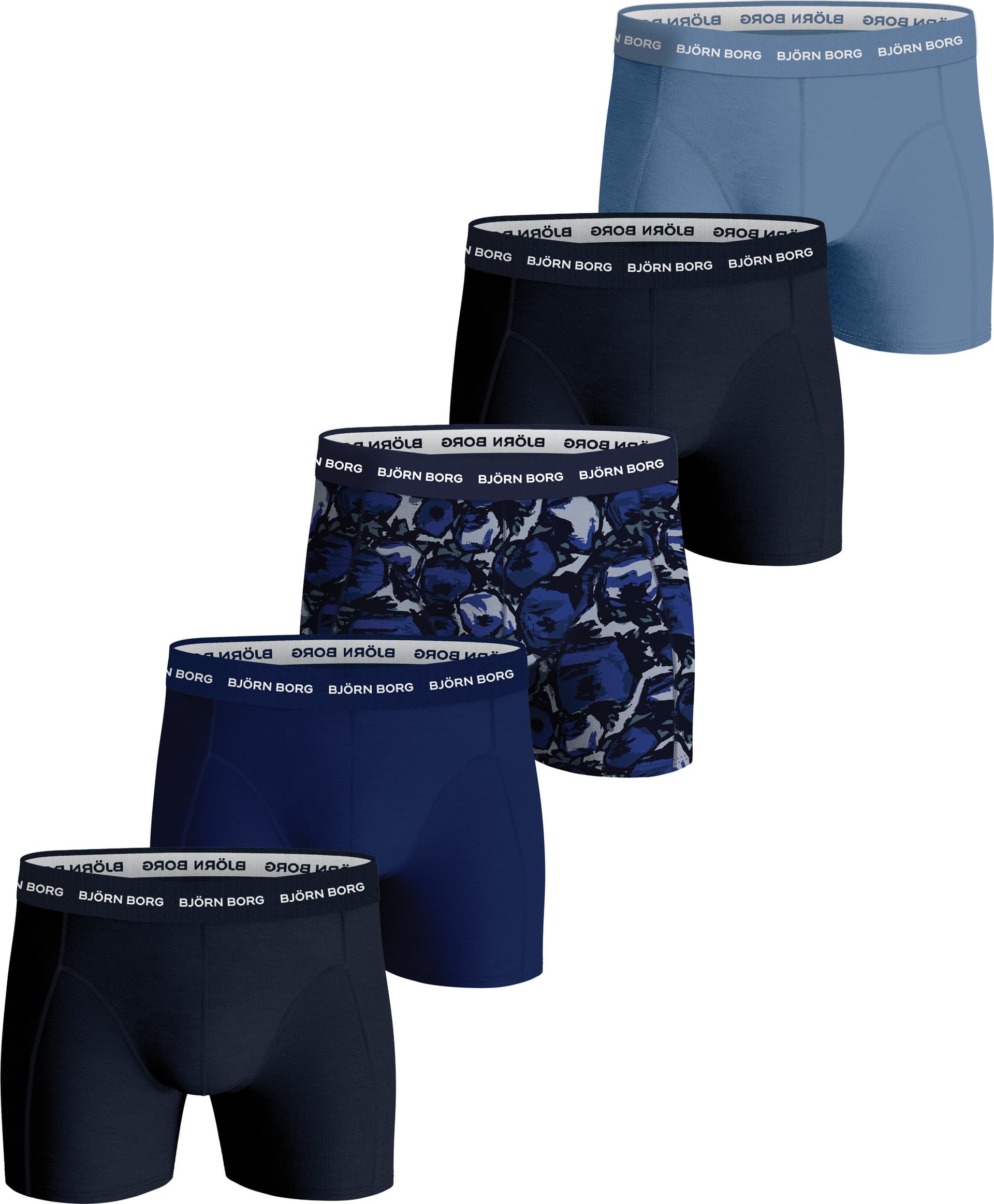 Björn Borg Björn Borg Men's Cotton Stretch Boxer 5p Multipack 4